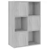 vidaXL Úložná skříňka Grey Sonoma 60x29,5x90 cm Náhled obrázku produktu 1