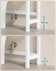 SONGMICS Toilettenregal, Badezimmerregal, 4-stöckiges Produktbild-Vorschau 7