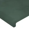 LED Kopfteil Dunkelgrün 183x16x78/88 cm Samt Produktbild-Vorschau 5