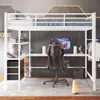 Merax Etagenbett Hochbett 140x200 cm, mit LED, Schreibtisch Produktbild-Vorschau 6