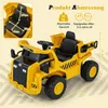 GOPLUS 12V Muldenkipper für Kinder, Caterpillar Elektroauto Produktbild-Vorschau 9