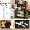 Scaffale da cucina a 5 livelli, organizer con ampio piano Anteprima dell’immagine prodotto 3