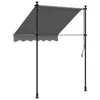 Tenda da sole retrattile antracite 150x150 cm in tessuto e Anteprima dell’immagine prodotto 4