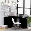 A corner desk setup with a chair, lamp, books, and plants. Produktbild-Vorschau