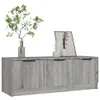 vidaXL TV-Schrank Grau Sonoma 102x35x36,5 cm Holzwerkstoff Produktbild-Vorschau 5