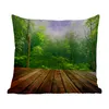 MuchoWow® Outdoor Kissen - Boden - Holz - Dschungel - Produktbild-Vorschau 1