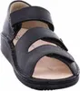 Sandali comfort da uomo in nero Anteprima dell’immagine prodotto 2