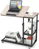 COSTWAY Table d'appoint en bois, réglable en hauteur & Voir les images du produit 1