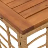 Stół ogrodowy vidaXL w kolorze naturalnym, 55 x 55 x 37 cm, Podgląd zdjęcia produktu 6