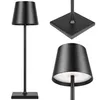 A collage of a black table lamp from different angles. Produktbild-Vorschau