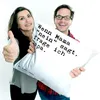 Mr. & Mrs. Panda Kissen 40x40 Wenn Mama "nein" sagt,... - Produktbild-Vorschau 4