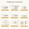 Set di pentole e padelle da 22 pezzi, composto da una Anteprima dell’immagine prodotto 2