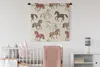 MuchoWow® Wandteppich Wandbehang Pferde - Rosa - Muster - Produktbild-Vorschau 1