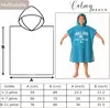 Badeponcho Kinder Poncho Handtuch - Mädchen Jungen Surf Produktbild-Vorschau 6