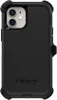 A black Otterbox Defender case for an iPhone 12/12 Pro is shown from the back. Anteprima dell’immagine prodotto