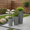 HowHomely | Blumentopf - Pflanzgefäß - 47x25 cm - grau - Produktbild-Vorschau 4