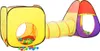 vidaXL Spielzelt für Kinder Mehrfarbig 255x80x100 cm Produktbild-Vorschau 3