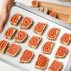 lot de 2 plaques à pâtisserie en acier inoxydable résistant Voir les images du produit 5
