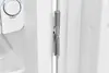 Close-up of a refrigerator hinge and temperature control dial. Produktbild-Vorschau