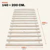 WOLKENLAND Lattenrost 140 x 200 cm | 14 Latten | Massivholz Produktbild-Vorschau 2