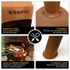 BonFeu BonBono Rust - Palenisko Ogrodowe - 45x45x165 cm Podgląd zdjęcia produktu 5