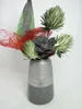 GILDE Vase, "Magma", gestreift, Keramik, anthrazitfarben, Produktbild-Vorschau 2