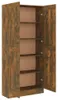 vidaXL Bücherschrank Räuchereiche 82,5x30,5x185,5 cm Produktbild-Vorschau 5