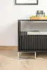 Pieds de meuble angulaires en chrome brillant, hauteur 4,5 Voir les images du produit 7
