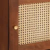 vidaXL Hohes brett Braun 40 x 33,5 x 110 cm Massivholz Produktbild-Vorschau 6
