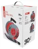 Prodlužovací kabel na bubnu 30 m / 4 zásuvky / červený / PVC / 230 V / 1 mm2 Náhled obrázku produktu