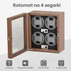 Nawijarka do zegarków Olvy na 4 zegarki, oświetlenie LED, Podgląd zdjęcia produktu 5