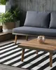 BELIANI Venkovní koberec černobílý plast 160 x 230 cm, Náhled obrázku produktu 4