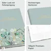 Business-Timer 2026/2027 / 17 Monate / A5 / Minty Leaves / Produktbild-Vorschau 2