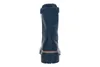 A back view of a black boot with a fur lining. Voir les images du produit