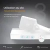 EMKE Système de douche avec thermostat tablette en verre Voir les images du produit 2