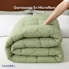 CASABEL Couette Très Chaude 2 personnes, 240x260cm, Vert Voir les images du produit 5