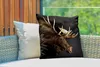 MuchoWow® Outdoor Kissen - Elch - Braun - Geweih - 50x50 cm Produktbild-Vorschau 3