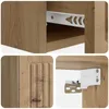 Tavolino da Parete Laterale Rovere Artigianale Anteprima dell’immagine prodotto 6