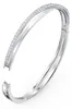 Swarovski Damen Twist Armreif Weiß, Rhodiniert 5565210 Produktbild-Vorschau 3