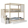 Letto a castello 90 x 200 cm con design a forma di casetta, Anteprima dell’immagine prodotto 8