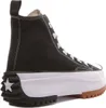 A side view of a black Converse Run Star Hike high-top sneaker with a platform sole. Náhled obrázku produktu