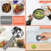 Falafel Former Edelstahl 304 5,5 cm Kugel Hebelmechanismus Produktbild-Vorschau 4
