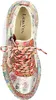 Laura Vita Damen Sneaker floral Leder mit Reißverschluss Produktbild-Vorschau 3