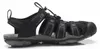 A side view of a black KEEN Clearwater Cnx M sandal. Produktbild-Vorschau