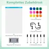 COSTWAY Doppelseitiges mobiles Whiteboard 120x90cm, Produktbild-Vorschau 7
