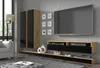 Wandschrank Duo 150 cm ARTISAN EICHE / SCHWARZ MATT - Produktbild-Vorschau 2
