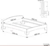 Holzbett Massivholzbett Zinkenbett (Fichte) "Rosi" 180 220 Produktbild-Vorschau 5