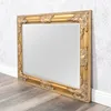 Eleganter Barock-Spiegel BESSA 80x60cm gold-antik Produktbild-Vorschau 3