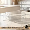 BigDean Auflaufform mit Deckel 3,95L – rechteckige Produktbild-Vorschau 2