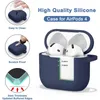 AirPods 5 Silikon Schutzhülle mit Karabiner, Soft Touch Produktbild-Vorschau 6
